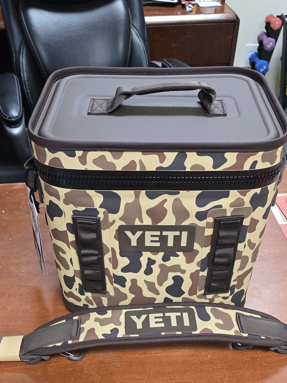 YETI Camo Insulated Soft Cooler Bag - Brown/Tan Camo